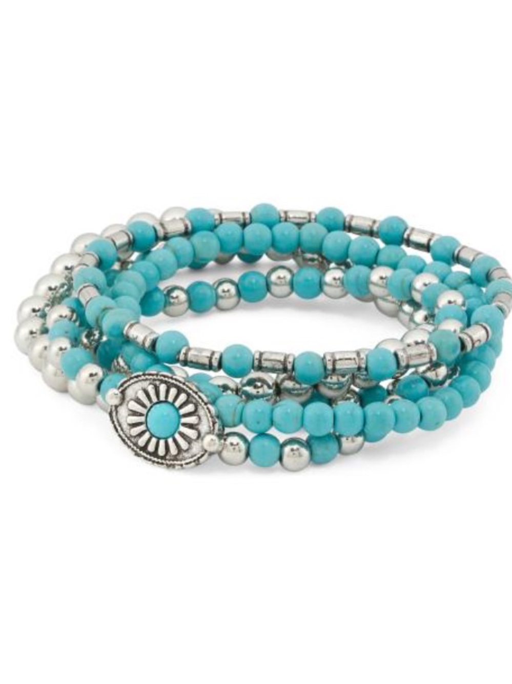 Dannijo Turquoise Beaded Stretch Bracelets Set